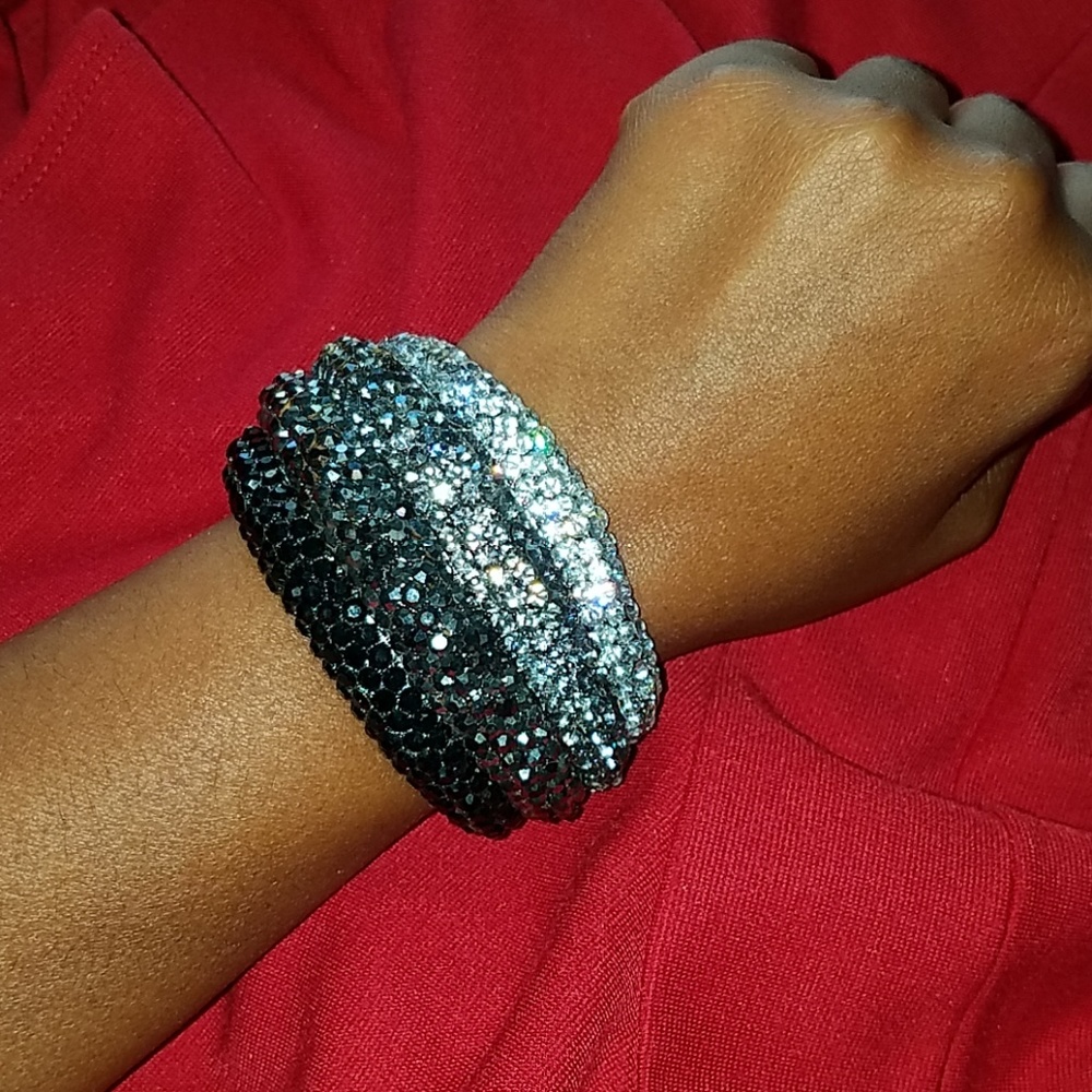 Rhinestone 4 Tone Bracelet